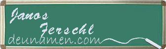 Janos Ferschl Visitenkarte